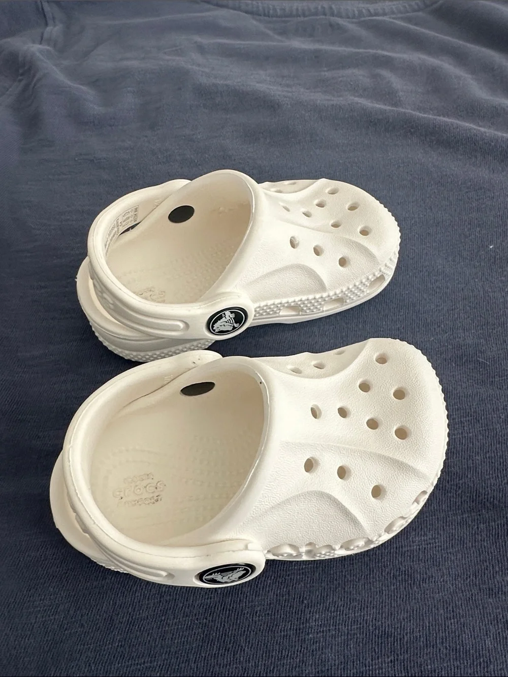 CROCS Baby Classic Clog in White Size 4